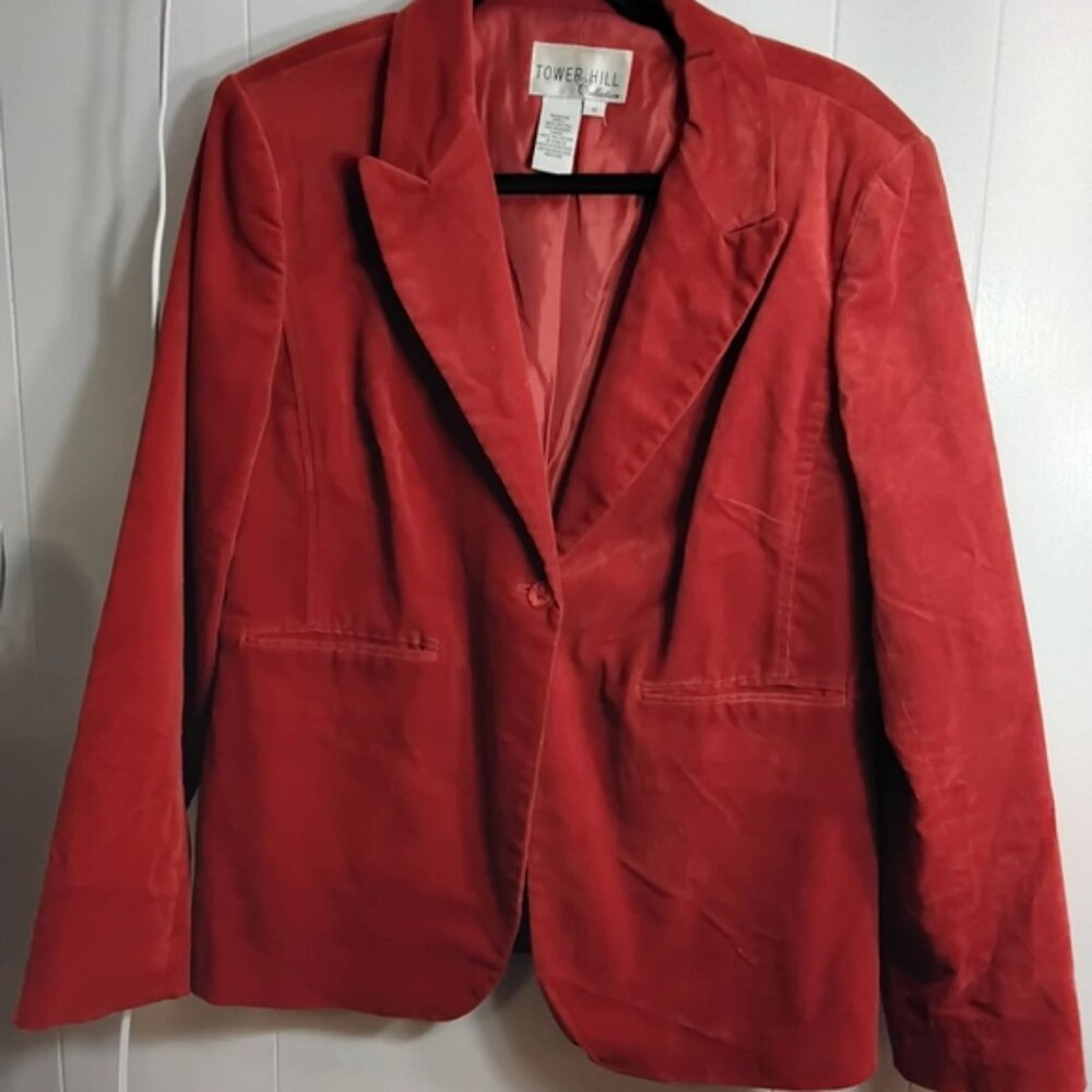 Women's Classic Red Blazer